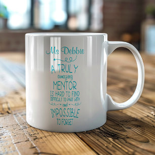 Taza De Café Un/a Mentor Realmente Increíble es Difícil de Enco