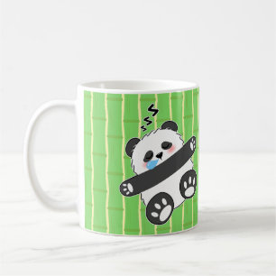 Taza De Café Un adorable bebé panda durmiendo pacíficamente