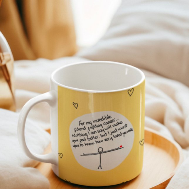 Taza De Café Un amigo que atraviesa el cáncer (Subido por el creador)