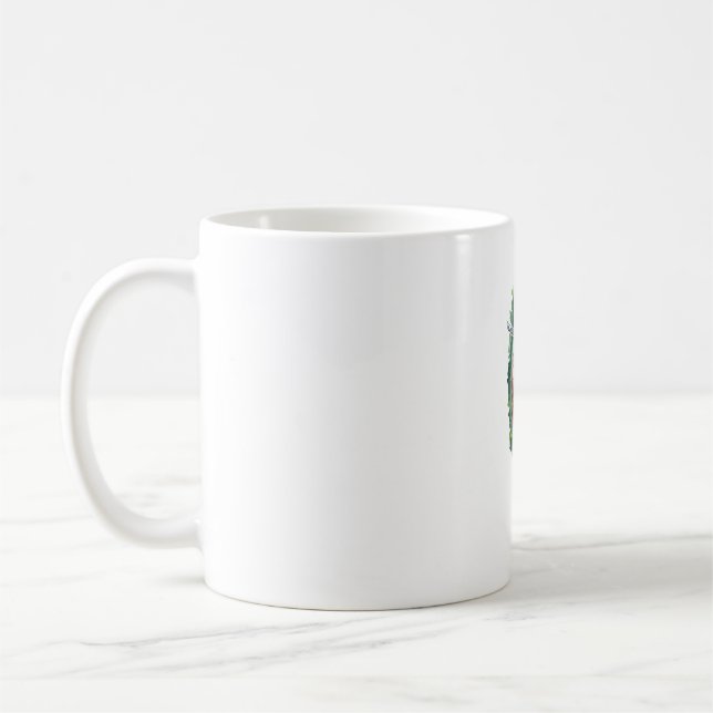 Taza De Café Un animal salvaje espumoso cansado (Izquierda)