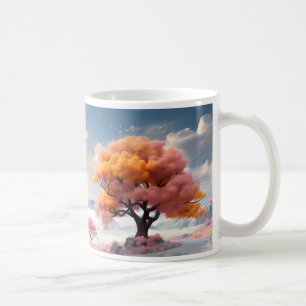 Taza De Café Un árbol en el mundo de la fantasía