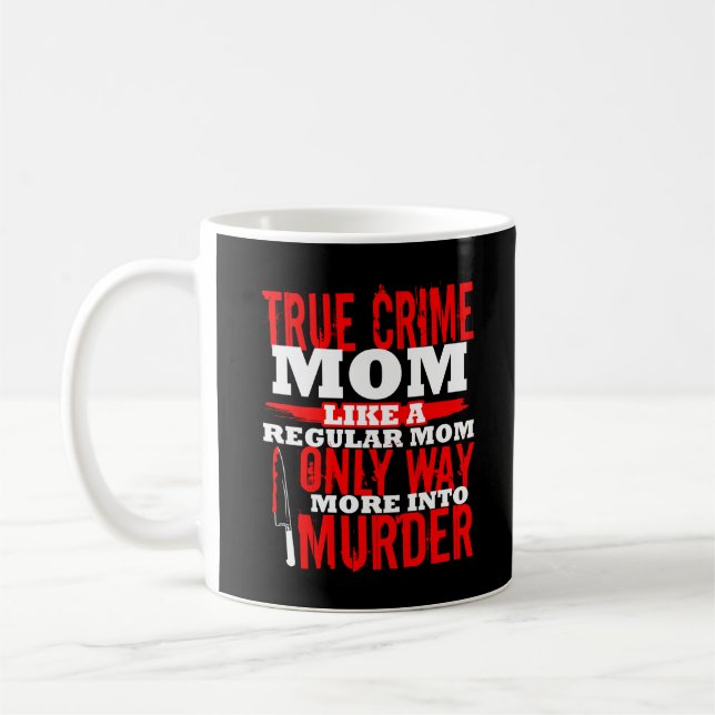 Taza De Café Un auténtico fanático del crimen, Junkie Addict, m (Izquierda)