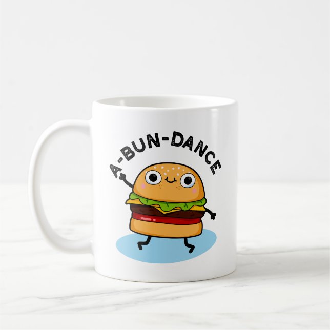 Taza De Café Un baile divertido baile a-bun Burger Pun (Izquierda)