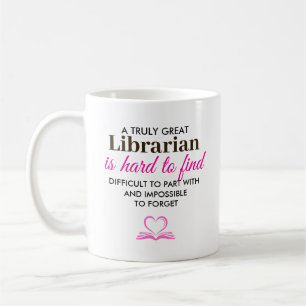 Taza De Café Un bibliotecario verdaderamente grande – Nombre pe