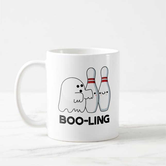 Taza De Café Un boliche de bombín de Halloween (Izquierda)