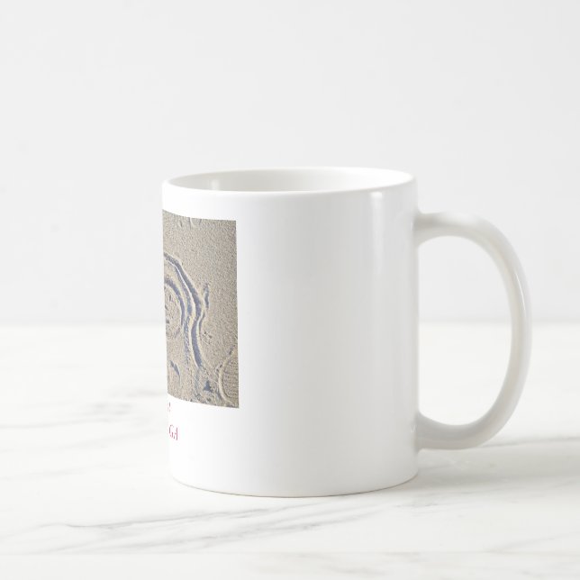 Taza De Café Un buen día en la playa, sea atTybee feliz Islan… (Derecha)