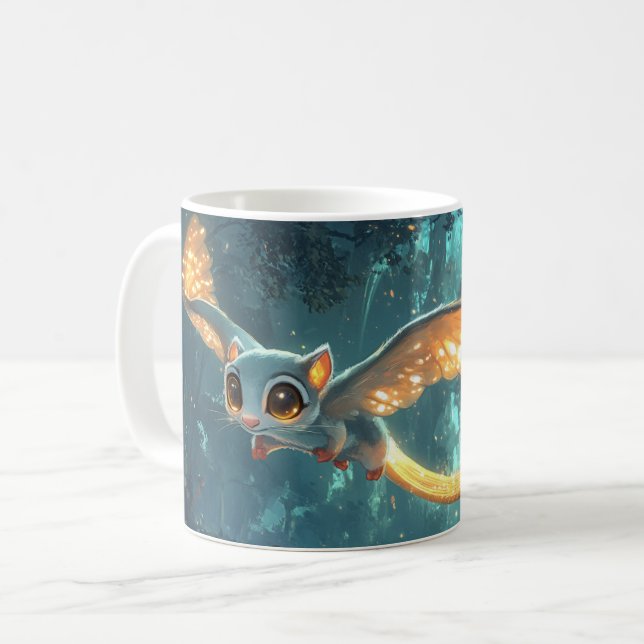 Taza De Café un búho o un murciélago (Anverso izquierdo)