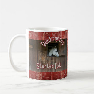 Taza De Café Un caballo = Bankruptcy Starter Kit Coffee Mug