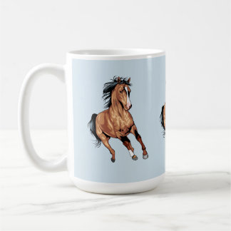Taza De Café un caballo corriente del bosque