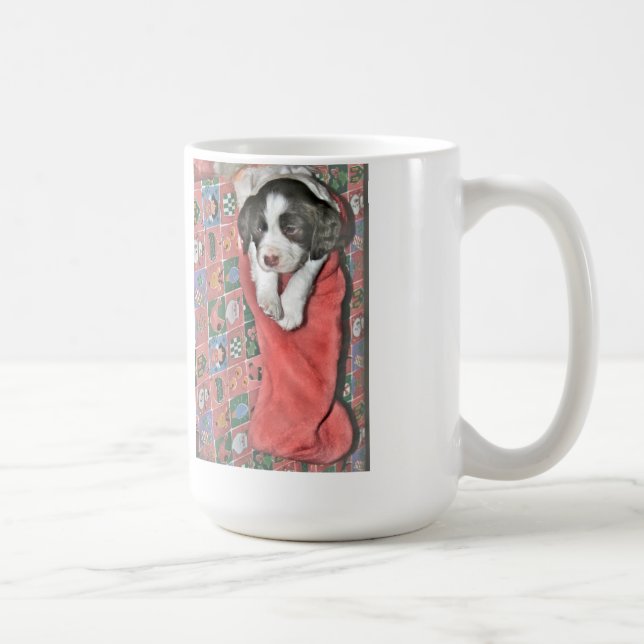 Taza De Café Un Cachorro Para Navidades (Derecha)