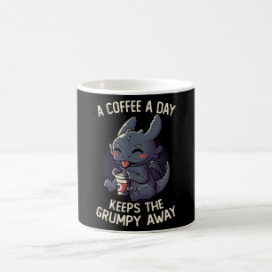 Taza De Café Un café al día mantiene al gruñón alejado Divertid