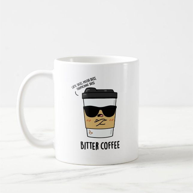 Taza De Café Un café amargo y divertida bebida picante (Izquierda)