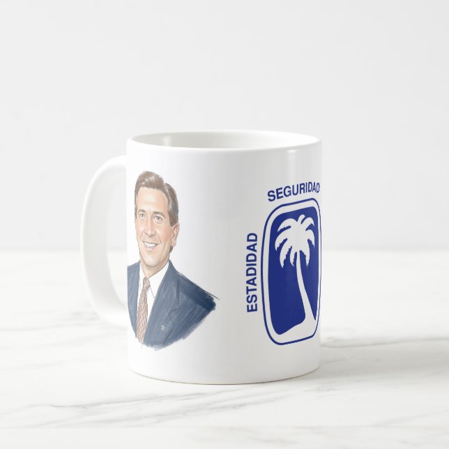Taza De Café Un café con Pedro Rosselló (Anverso izquierdo)
