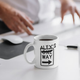 Taza De Café Un camino a tu manera Personalizable Café Mug