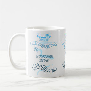 Taza De Café Un camino en la selva y las corrientes en el páram