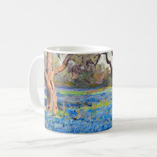 Taza De Café Un campo de bluebonnets en Alamo Heights, 