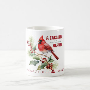 Taza De Café Un Cardenal Personalizado Es Un Visitante Del Ciel