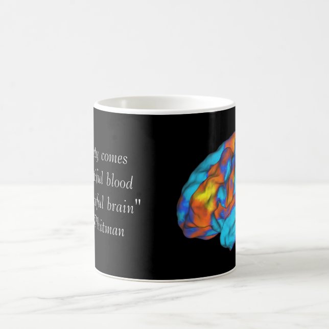 Taza De Café Un cerebro hermoso (Centro)
