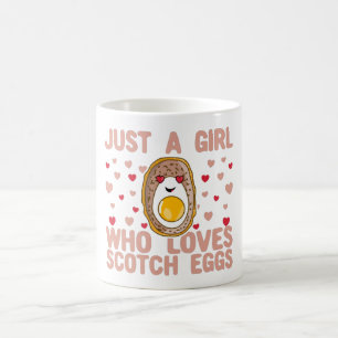 Taza De Café Un Chica que ama los huevos escoceses