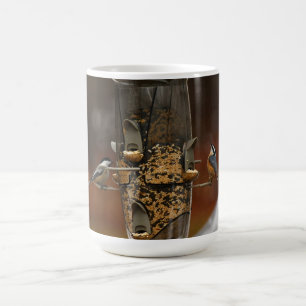 Taza De Café Un Chickadee y un trepatroncos