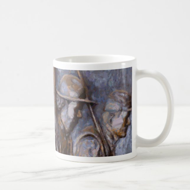 Taza De Café Un cierto mueble de arte para cubrir una muerte (Derecha)