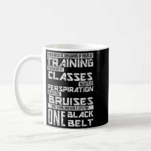 Taza De Café Un cinturón negro artes marciales Jiu Jitsu Karate