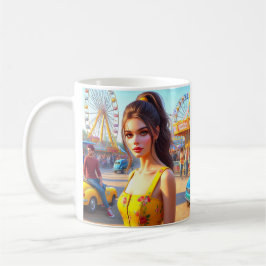 Taza De Café Un Cœur Déterminé, carte pour tous