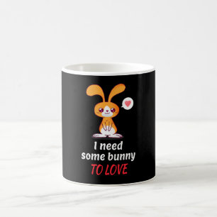 Taza De Café Un Conejo Soltero Necesita A Alguien Que Amar