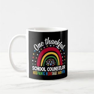 Taza De Café Un consejero escolar agradecido patrimonio hispano