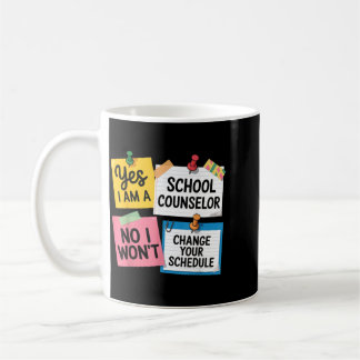 Taza De Café Un Consejero Escolar Divertido Horario de Oficina