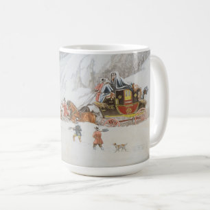 Taza De Café Un correo en nieve profunda