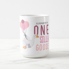 Taza De Café Un cumpleaños rosado y tonto
