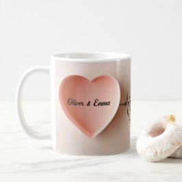 Taza De Café Un delicado corazón minimalista