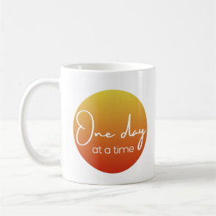Taza De Café Un día a la vez la Mugre de la Sobriedad