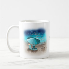 Taza De Café Un Día En La Playa