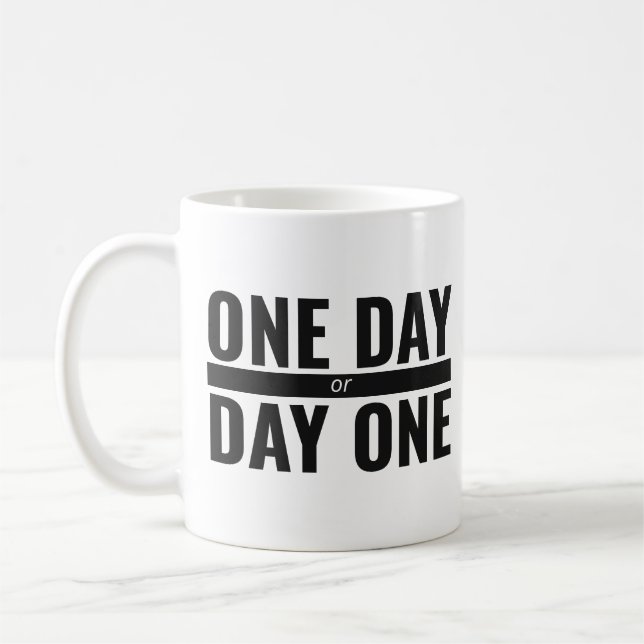 Taza De Café Un día o un día uno (Izquierda)