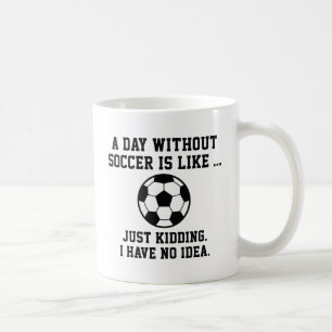 Taza De Café Un día sin fútbol