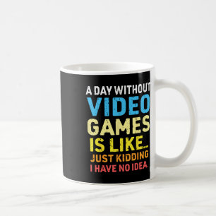 Taza De Café Un día sin juegos de video divertidos juegos de vi