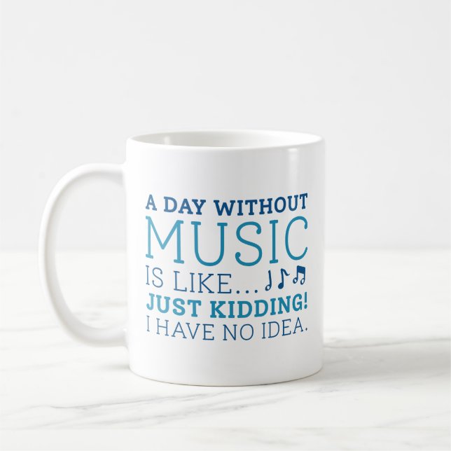 Taza De Café Un día sin música (Izquierda)