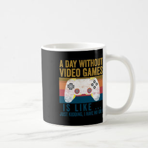 Taza De Café Un día sin videojuegos divertidos videojuegos