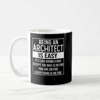 Taza De Café Un diseño arquitectónico gracioso que dice ser arq