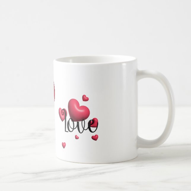 Taza De Café Un diseño especial del Día de San Valentín (Derecha)