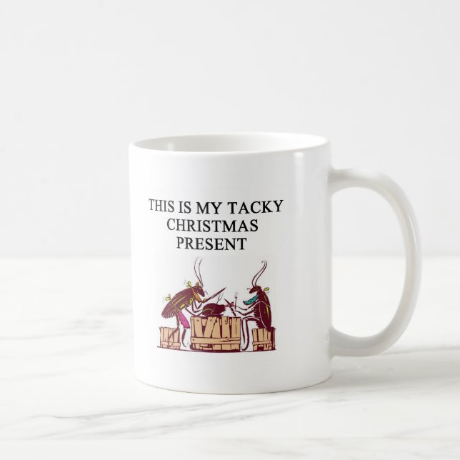 Taza De Café un diseño pegajoso del regalo del navidad (Derecha)