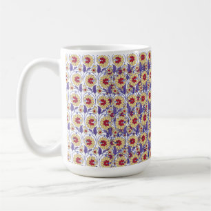 Taza De Café Un diseño vibrante con creativo amarillo y naranja