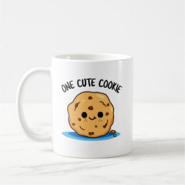 Taza De Café Un divertido bollo de comida para una galleta