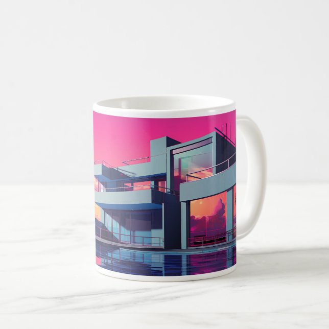 Taza De Café Un edificio en el arte pop (Anverso derecho)