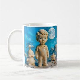 Taza De Café Un enfant explorateur et son ami extraterrestre