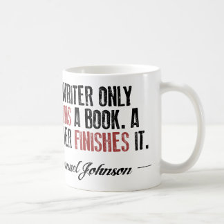 Taza De Café Un escritor comienza solamente un libro. Un lector