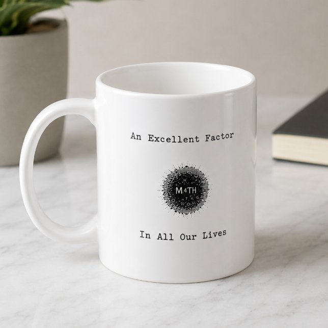 Taza De Café Un factor excelente en todas nuestras vidas Matemá (Subido por el creador)