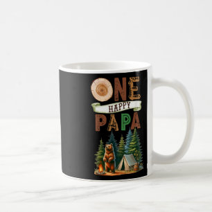 Taza De Café Un feliz papá campista cumpleaños oso de camping